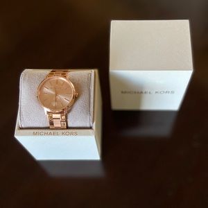 Rose Gold Michael Kors watch